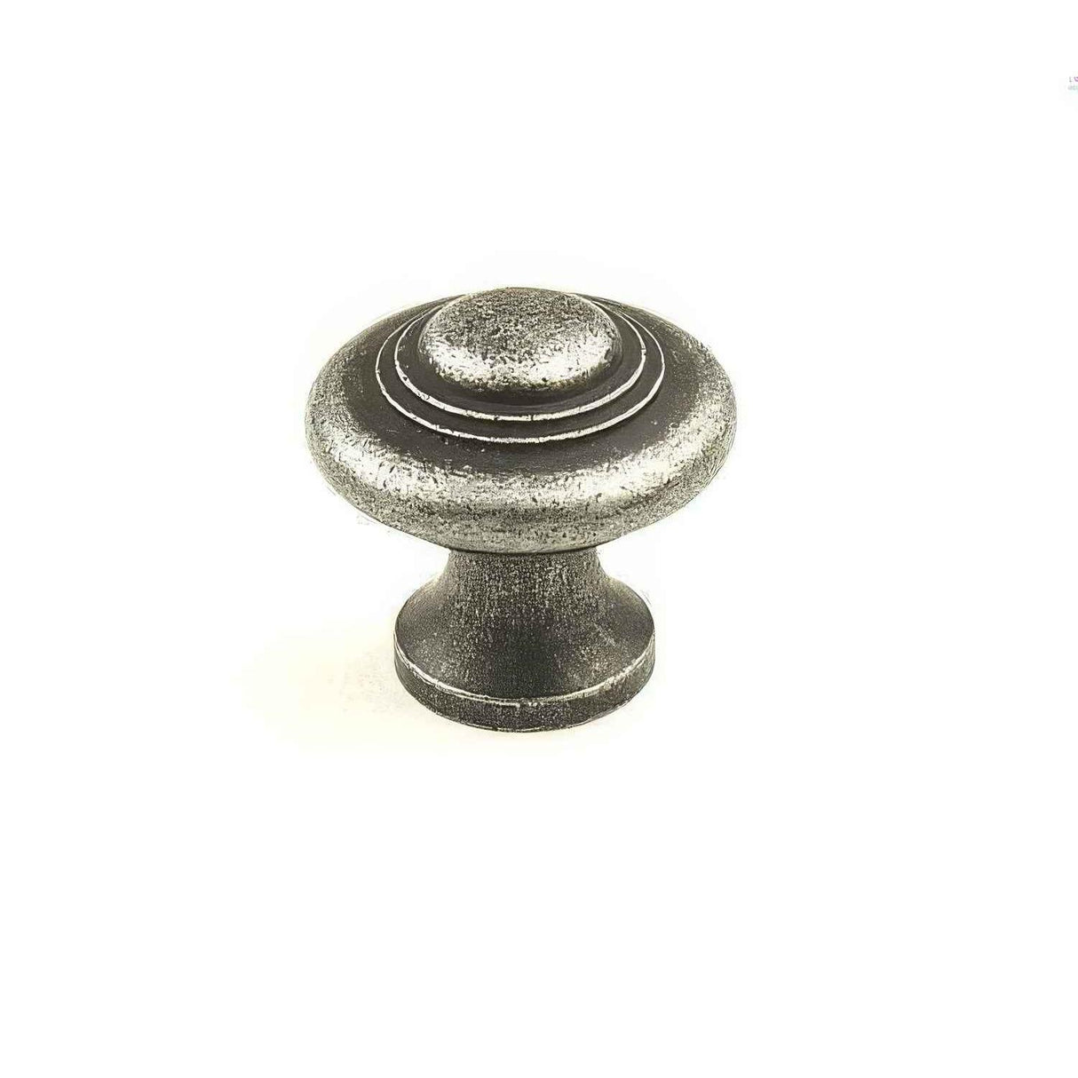 Century Hardware 12927-AS Hartford 1-3/8" DIA Mushroom Cabinet Knob Aged Silver