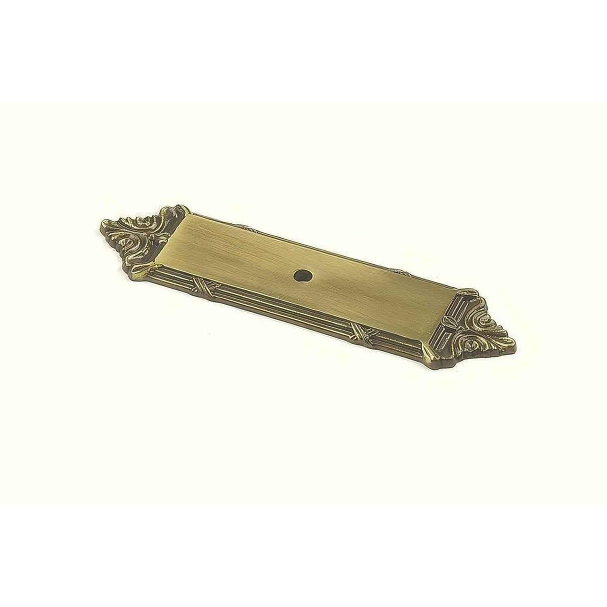 Century Hardware 16079-PA Georgian 4-3/16 Overall Backplate Polished Antique