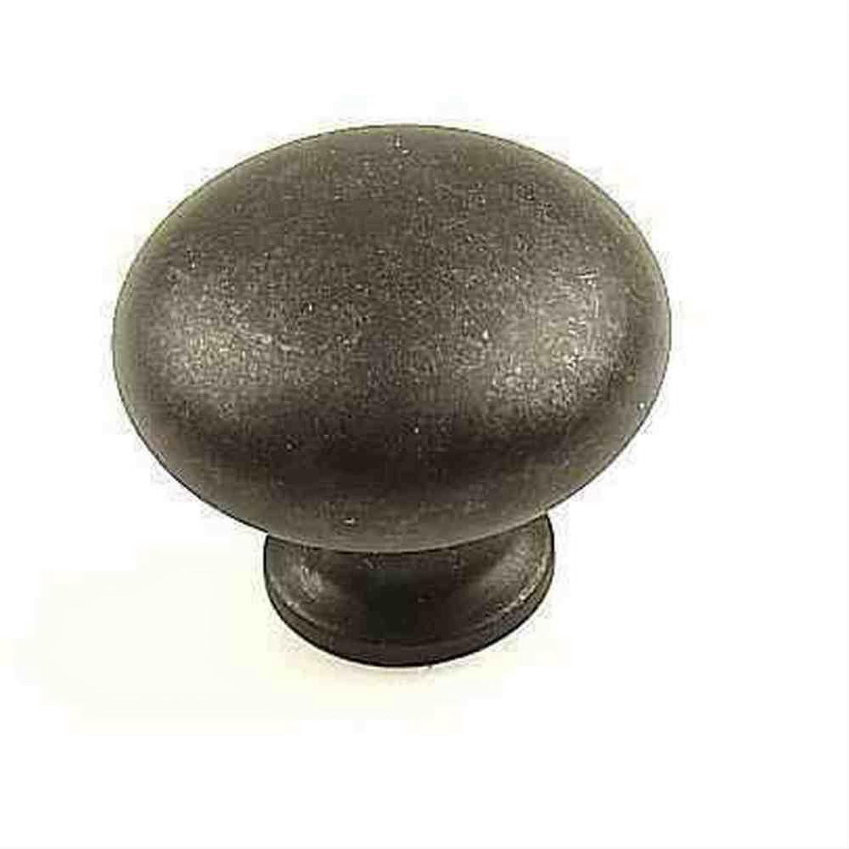 Century Hardware 20606-GM Milan 1-1/4" DIA Mushroom Cabinet Knob Gun Metal