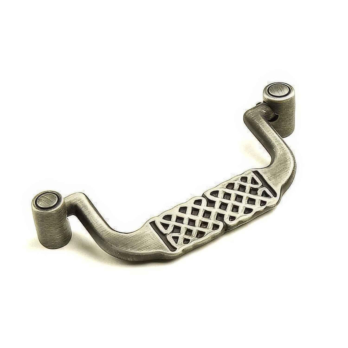 Century Hardware 29243-WP Highlander 3" Centers Drop Down Cabinet Pull Weathered Pewter