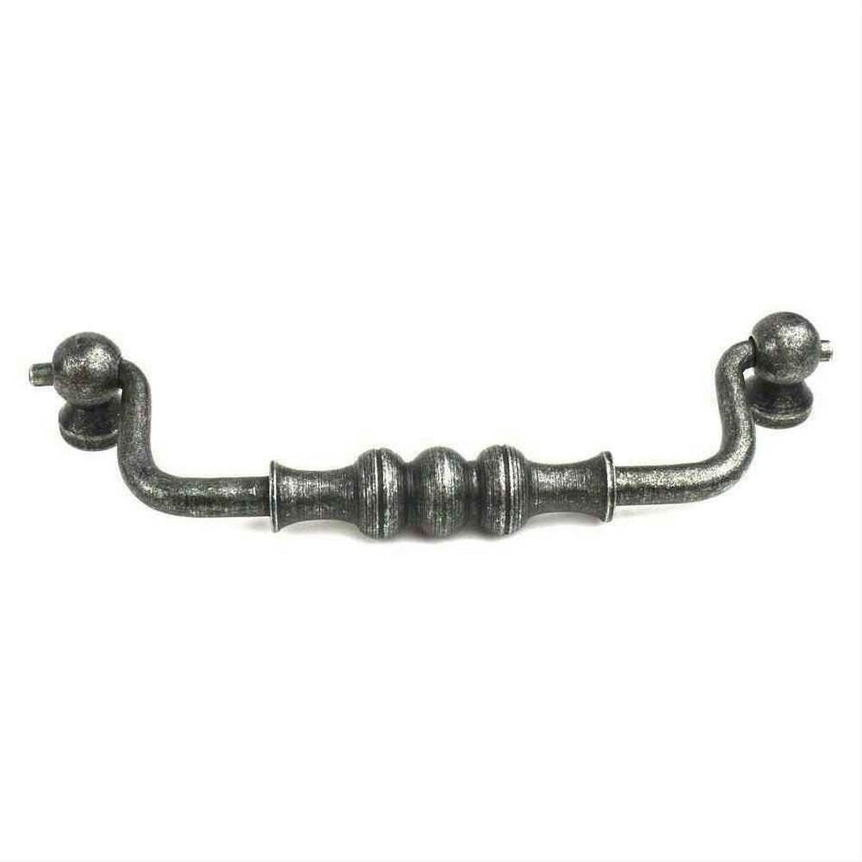 Century Hardware 40348-WI Savannah 5-1/16" Centers Drop Down Cabinet Pull Wrought Iron