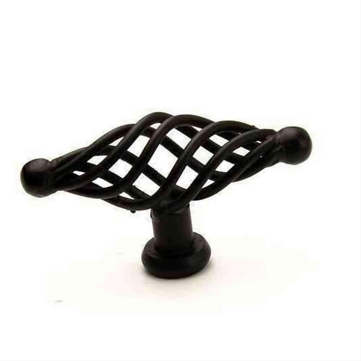 Century Hardware 42428-MB Saxon 2-3/4" DIA Birdcage Cabinet Knob Matt Black