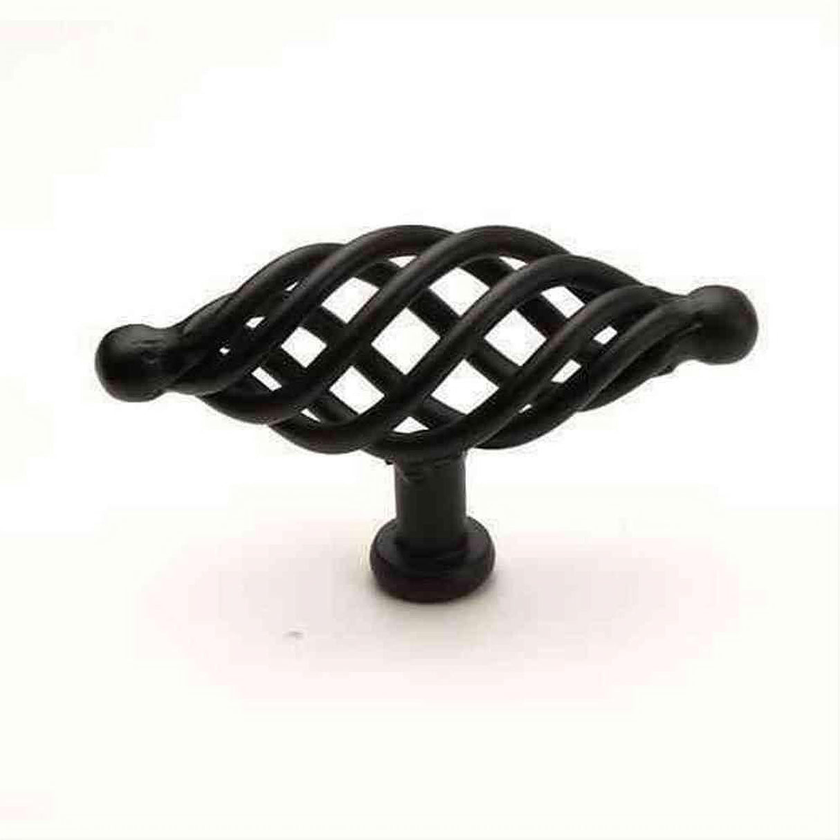 Century Hardware 42429-MB Saxon 3-1/2" DIA Birdcage Cabinet Knob Matt Black