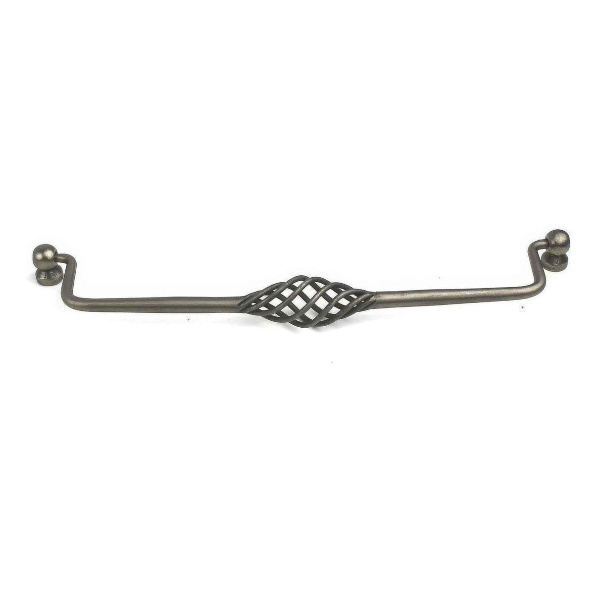Century Hardware 44039D-APM Orleans 10" Centers Wrought Iron Drop Down Cabinet Pull Antique Pewter