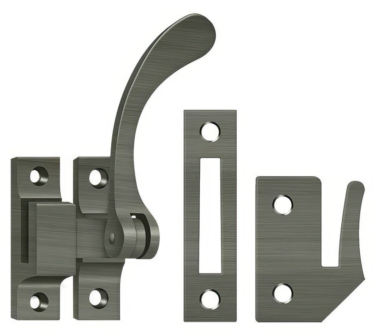 Deltana CF450U15A antique nickel casement fastener