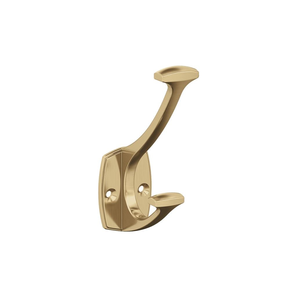 Amerock H37001CZ Vicinity Double Prong Champagne Bronze Decorative Wall Hook