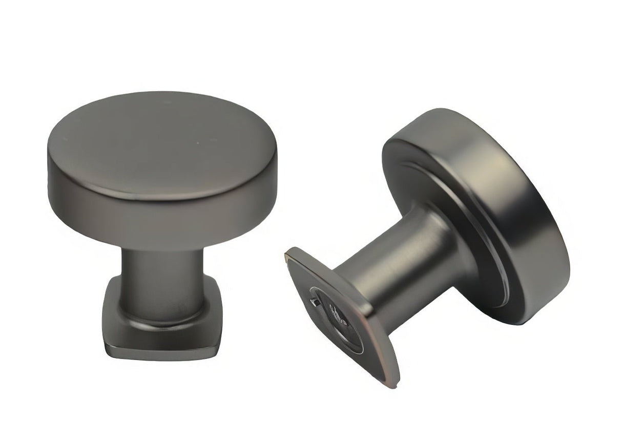 Crown Cabinet Hardware CHK1218DP dark pewter round cabinet knob
