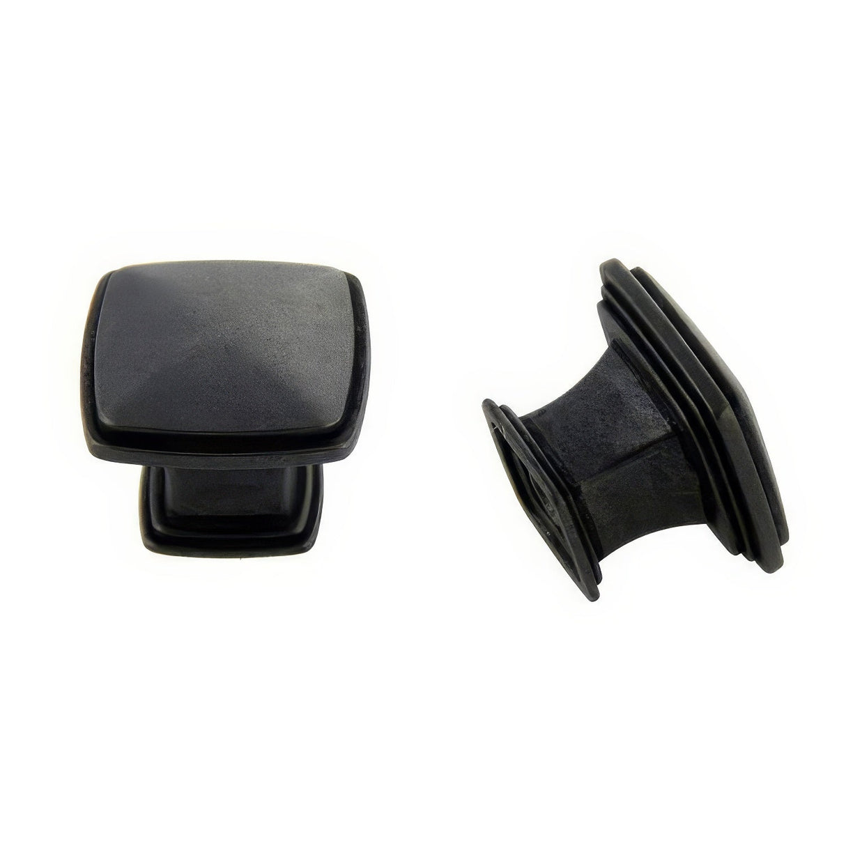 Crown Cabinet Hardware CHK81091DACM weathered black square cabinet knob