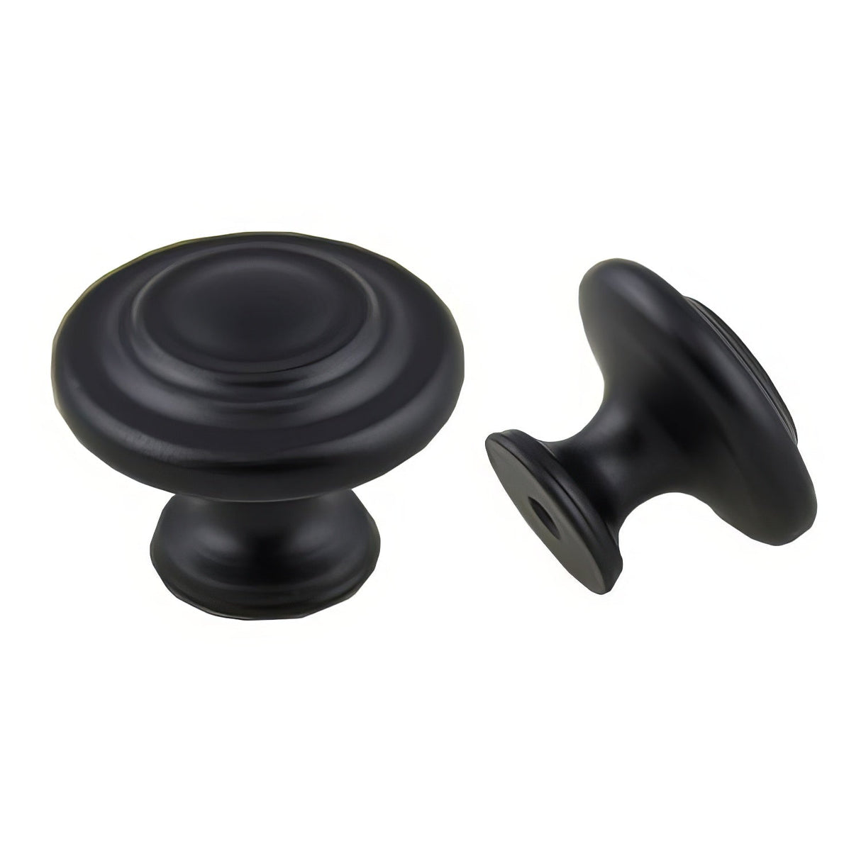 Crown Cabinet Hardware CHK971BK matte black cabinet knob