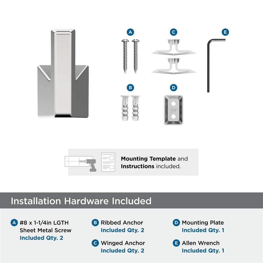 Amerock BH3600026 included mounting hardware