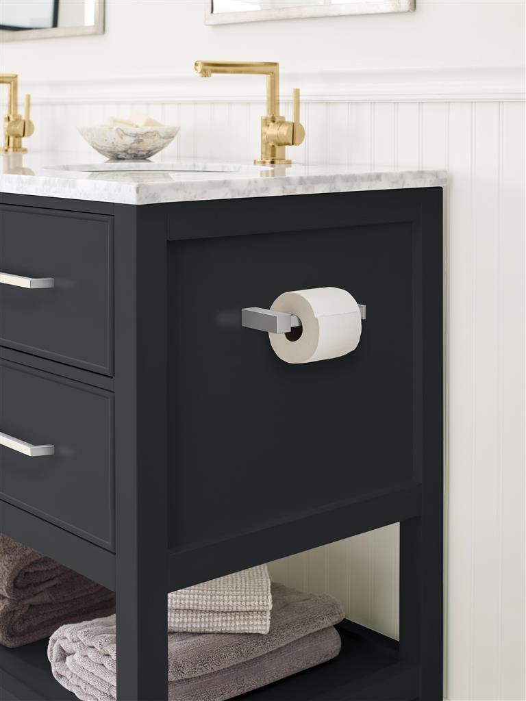 Amerock BH3608126 Monument Chrome Tissue Holder lifestyle view 1