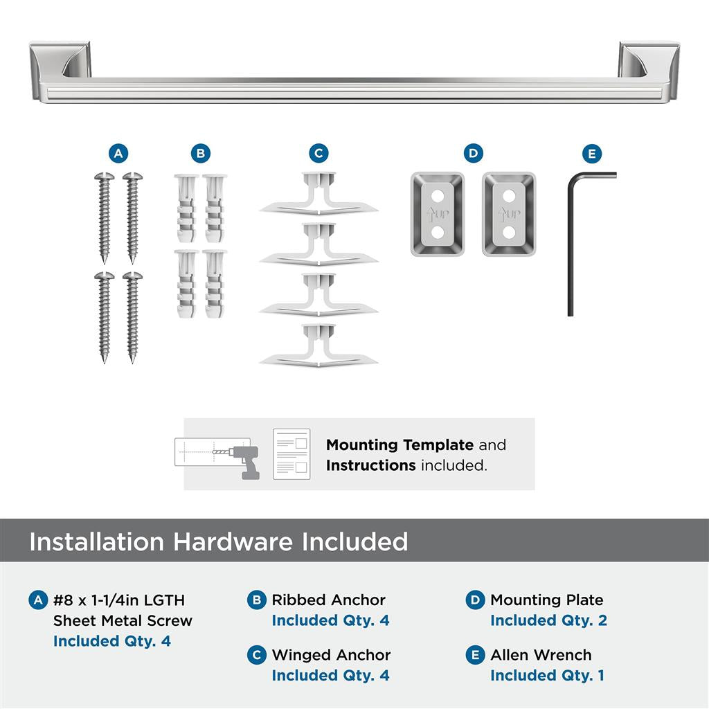 Amerock BH3602326 included mounting hardware