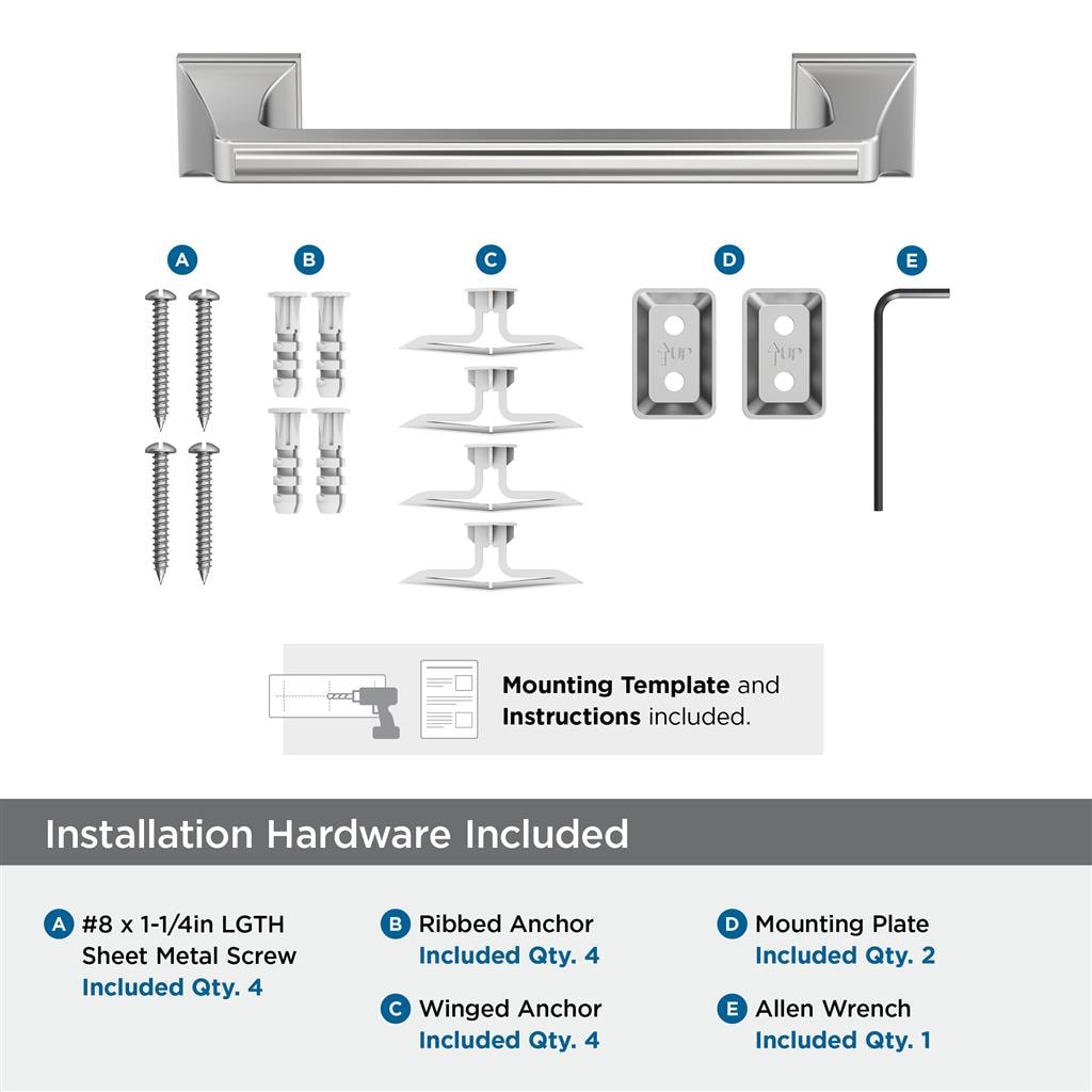 Amerock BH3602526 included mounting hardware