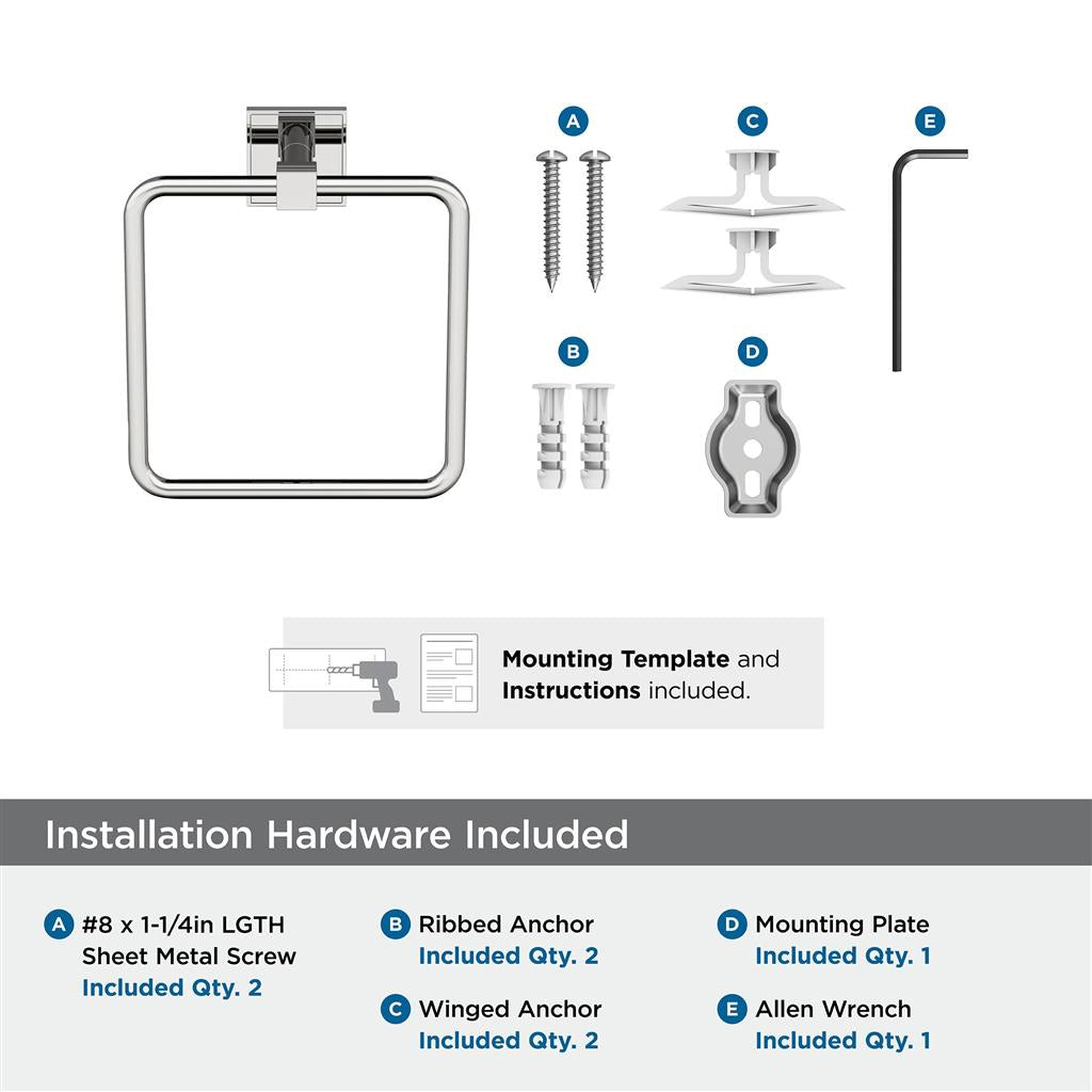 Amerock BH3607226 included mounting hardware