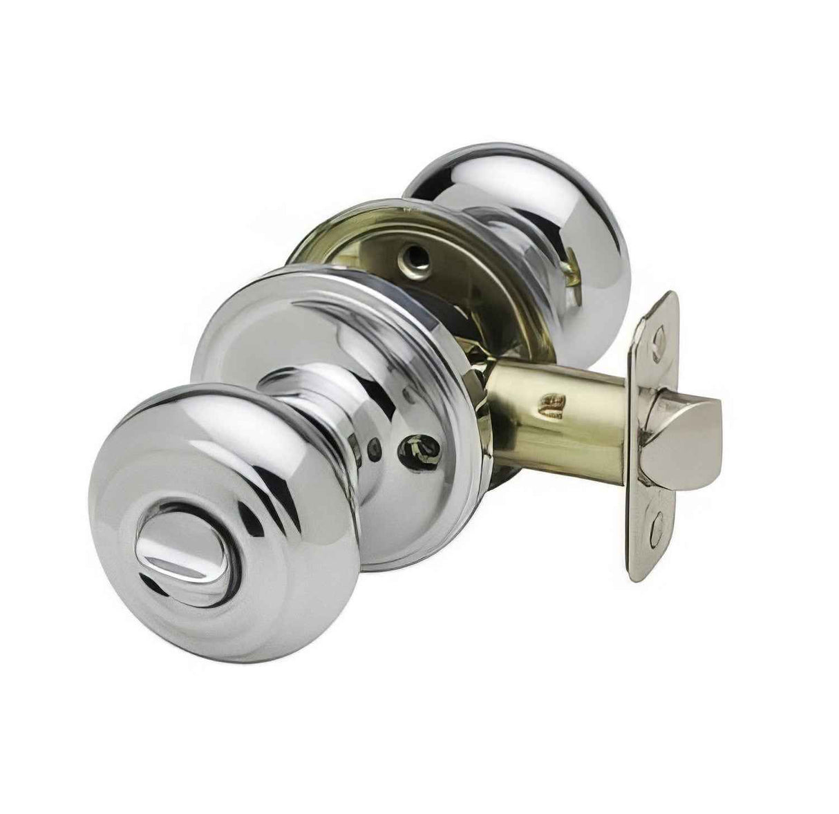 Copper Creek CK2030PS polished stainless privacy door knob