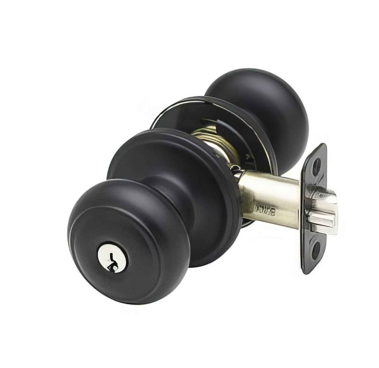 Copper Creek CK2040BC black keyed entry door knob
