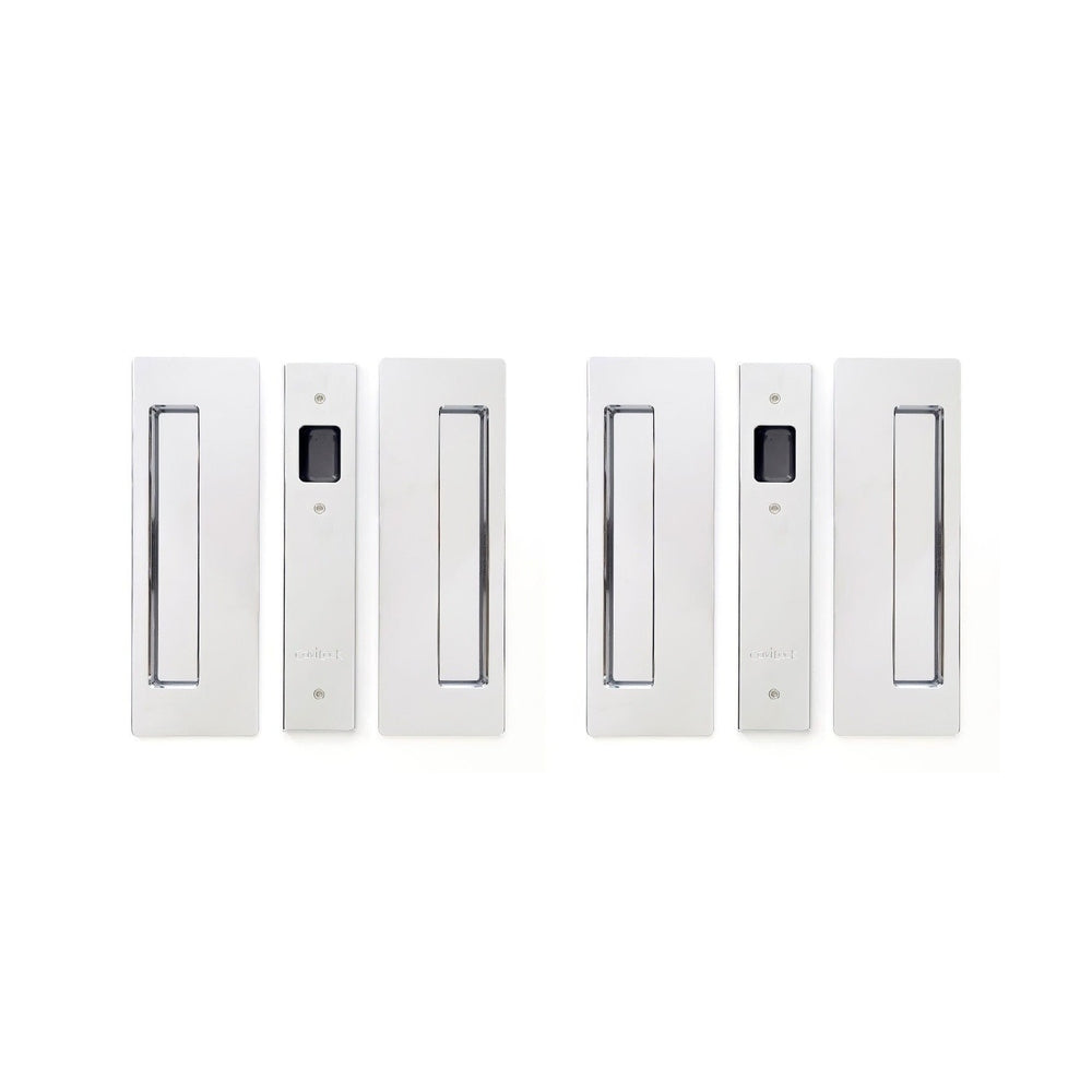 Cavilock CL400D0025 chrome passage pocket door set