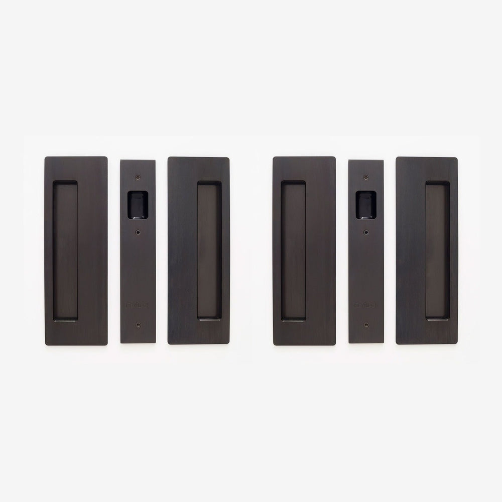 Cavilock CL400D0225 oil rubbed bronze passage pocket door set