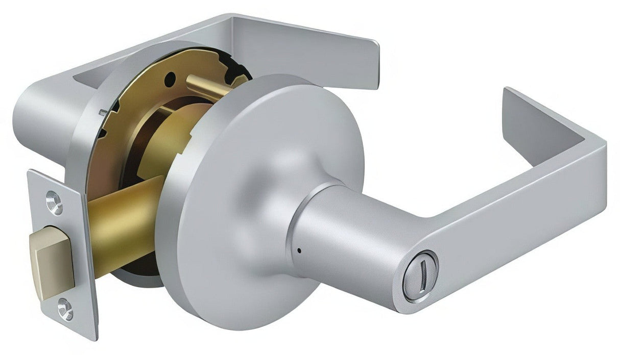 Deltana CL502FLC-26D brushed chrome privacy door lever