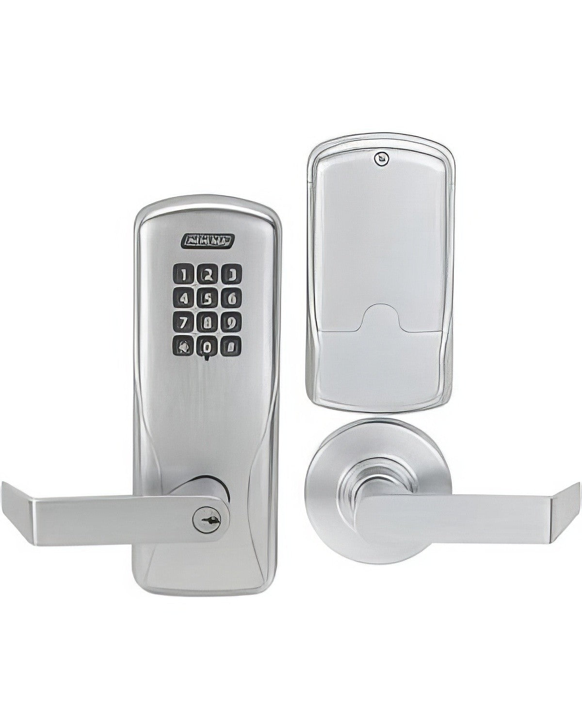 Schlage CO100MS70KPRHO605 CO-Series, Rhodes keypad entry keypad entry door lever, additional view