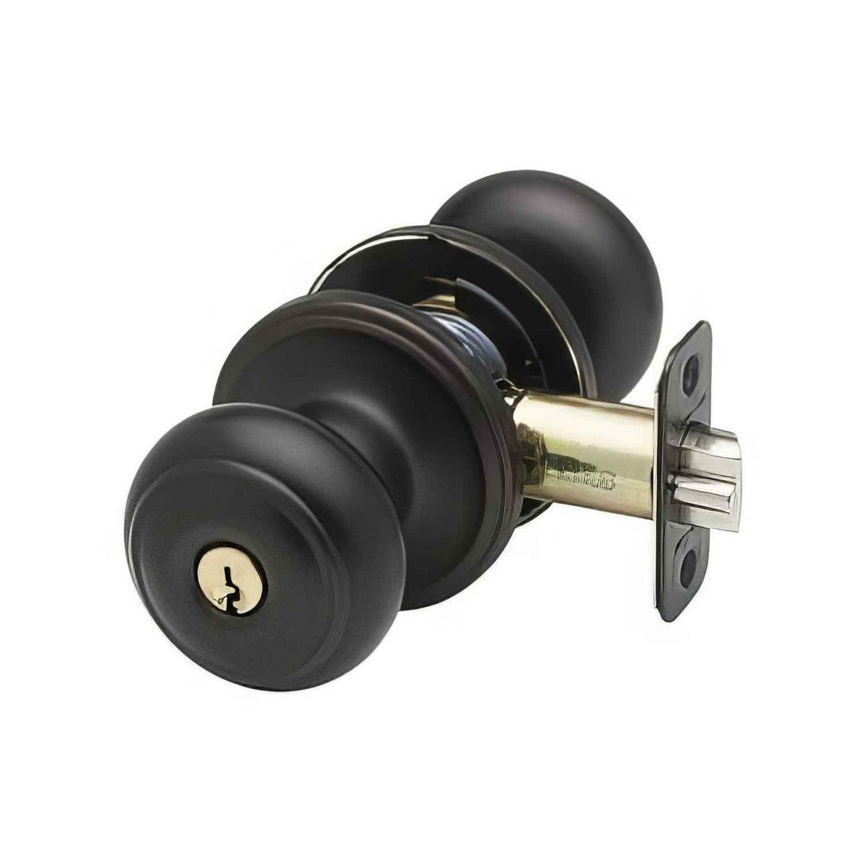 Copper Creek CK2040TB CK2040 Colonial Style Keyed Entry Door Knob Tuscan Bronze