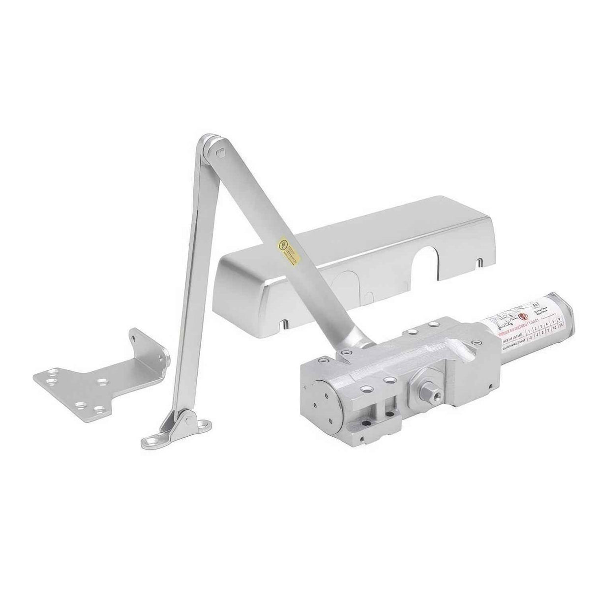Copper Creek CL8844BF-AL Grade 1 Cast Iron Heavy Duty Door Closer Aluminum