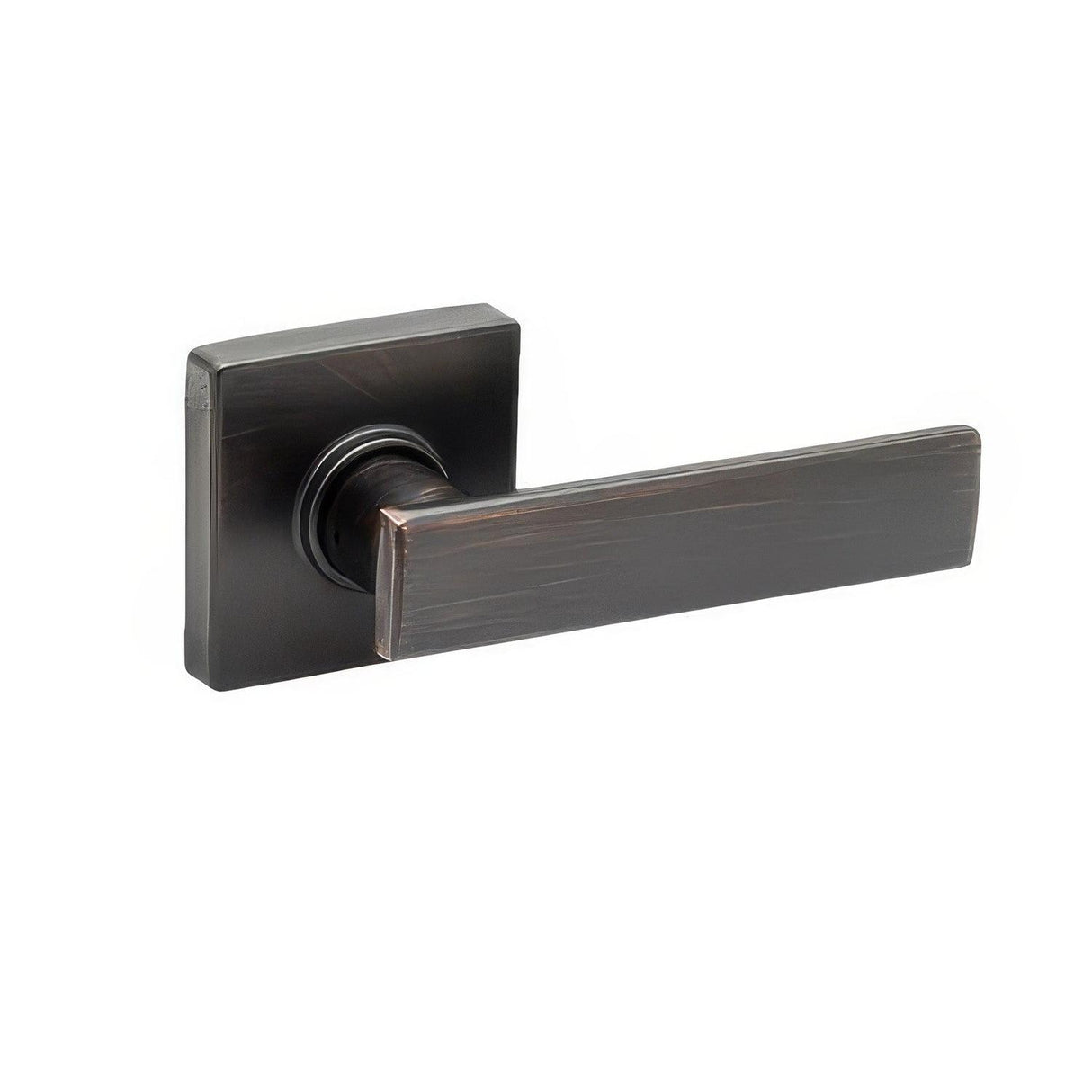 Copper Creek RL2290TB RL2290 Remi Single Dummy Door Lever with Square Rose Tuscan Bronze