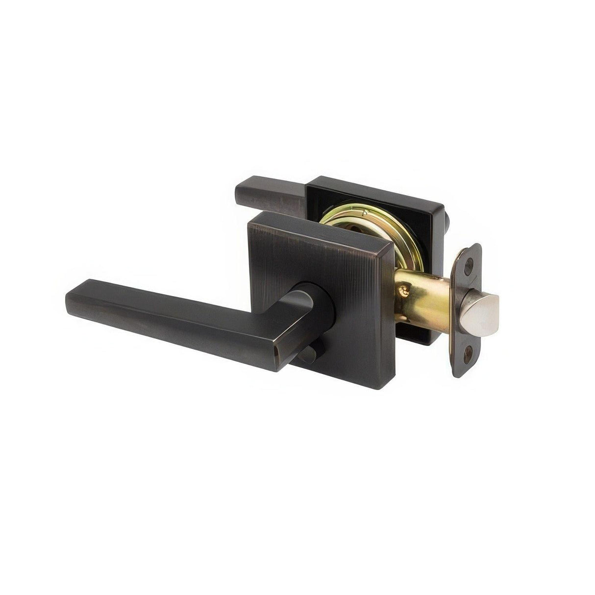 Copper Creek VL2231TB VL2231 Mid Century Modern Privacy Door Lever Set Tuscan Bronze