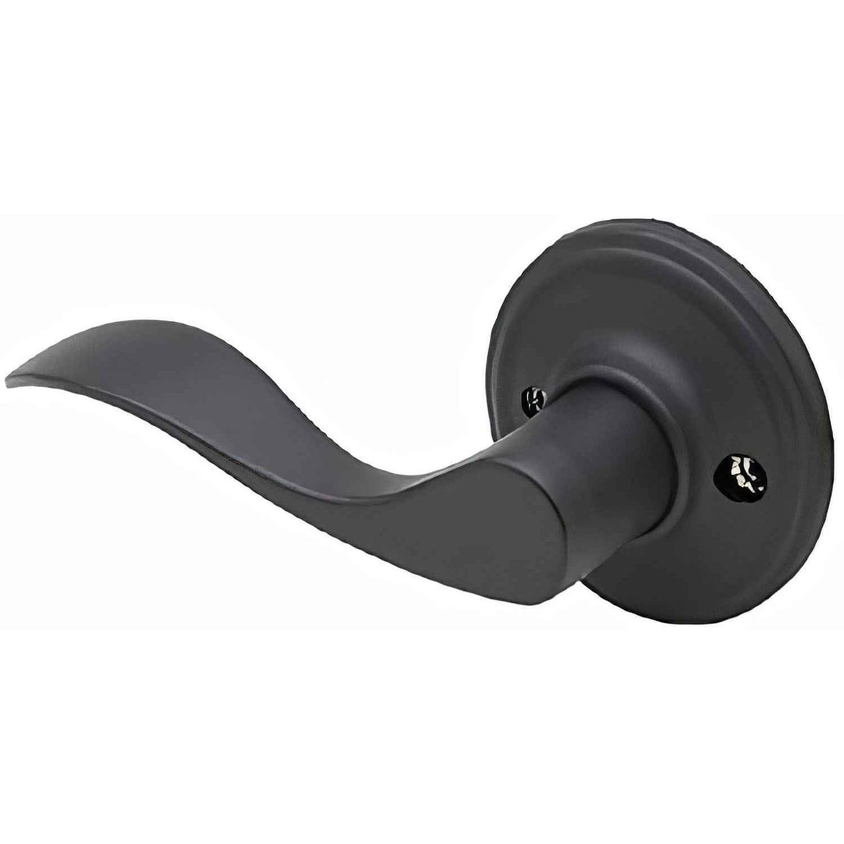 Copper Creek WL2290LHBC WL2290LH Waverlie Dummy Door Lever Black