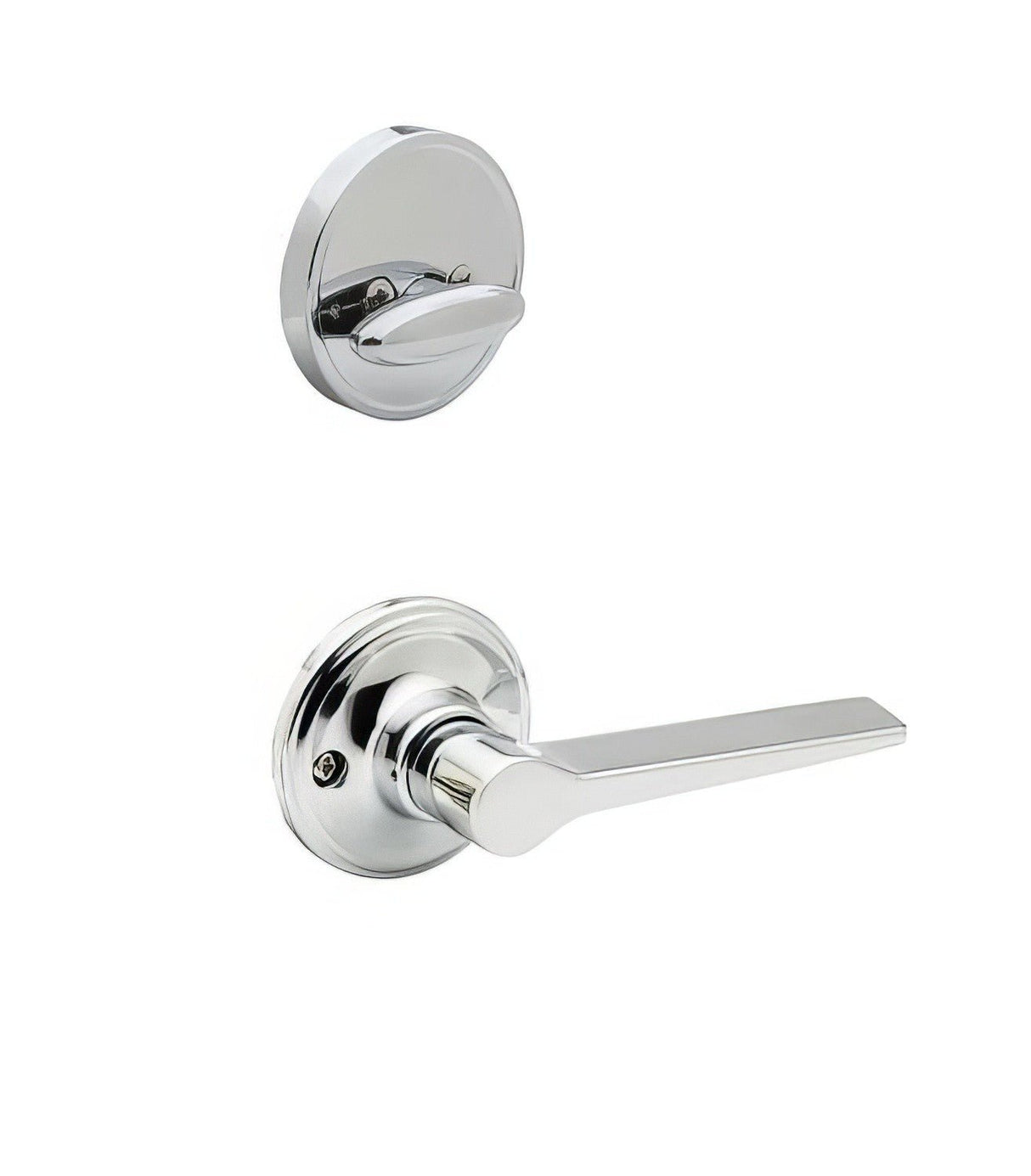 Copper Creek ZL2890PS ZL2890 Zane Dummy Interior Door Handleset Polished Stainless