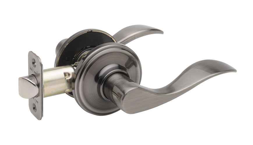 Copper Creek WL2220RHAN antique nickel passage door lever