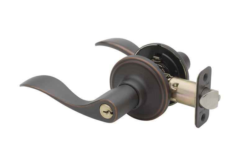 Copper Creek WL2240LHTB tuscan bronze keyed entry door lever