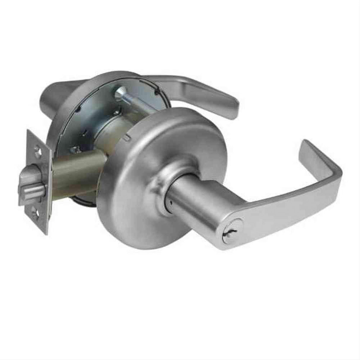 Corbin Russwin CL3357NZD626 Newport Single Cylinder Storeroom Door Lever Satin Chrome