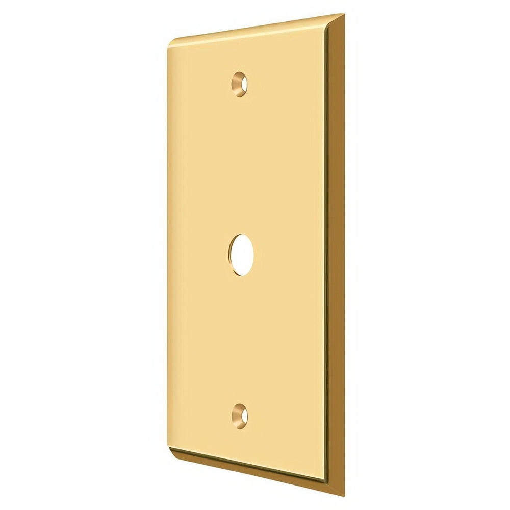 Deltana CPC4764CR003 lifetime polished brass switch plate