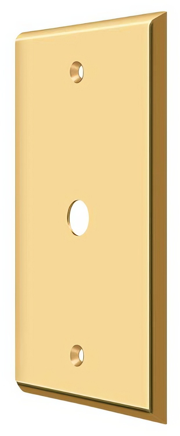 Deltana CPC4764CR003 lifetime polished brass switch plate