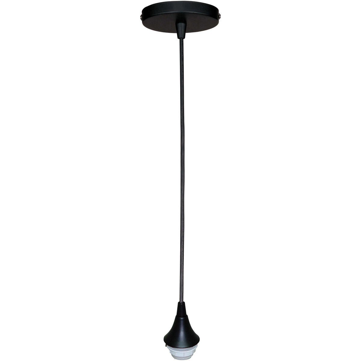 Craftmade CPM-MBK matte black mini pendant hardware