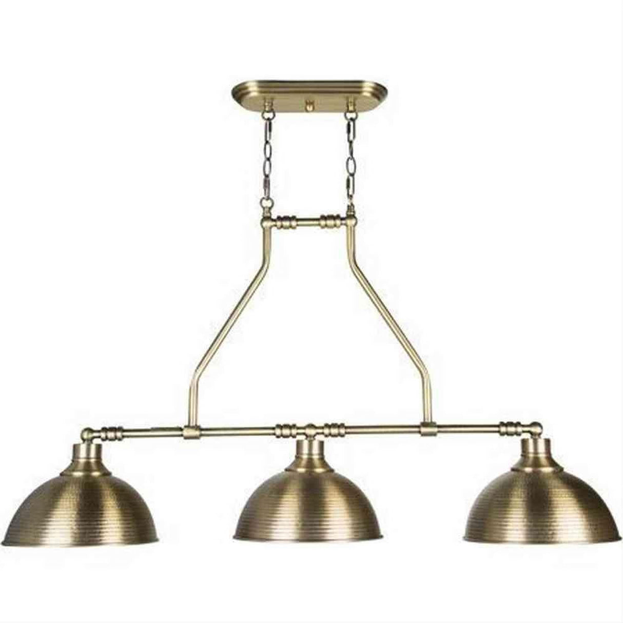 Craftmade 35973-LB Timarron 3 Light Island Legacy Brass