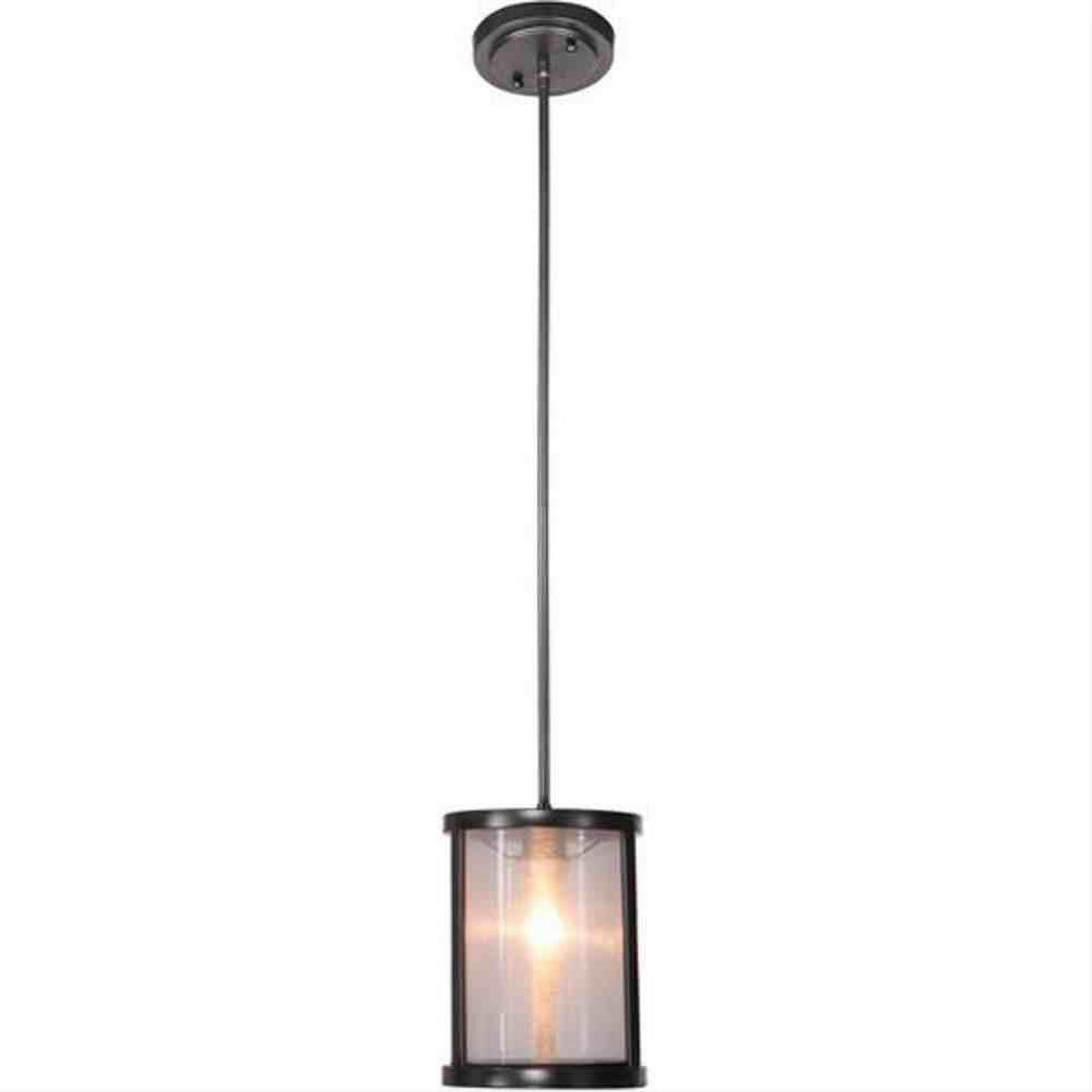 Craftmade 36791-MBK Danbury 1 Light Mini Pendant in Matte Black