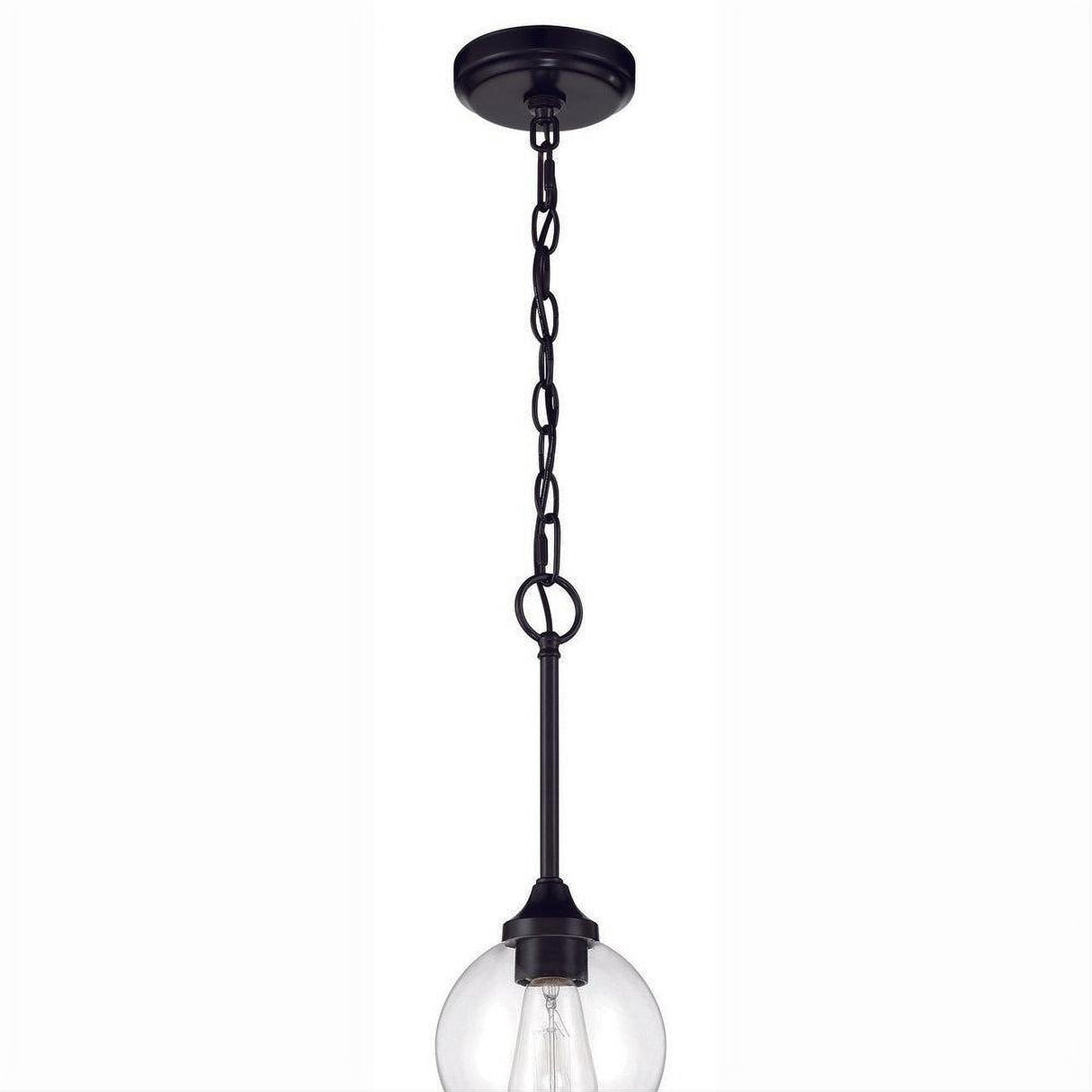 Craftmade 56291-FB Glenda 1 Light Mini Pendant Flat Black