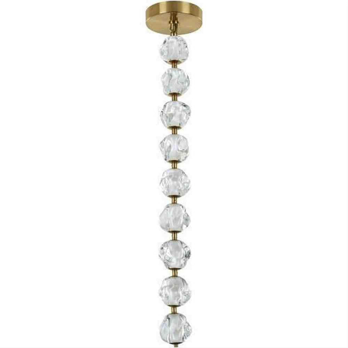 Craftmade 59492-SB-LED-LED Jackie 9 Light LED Pendant Satin Brass