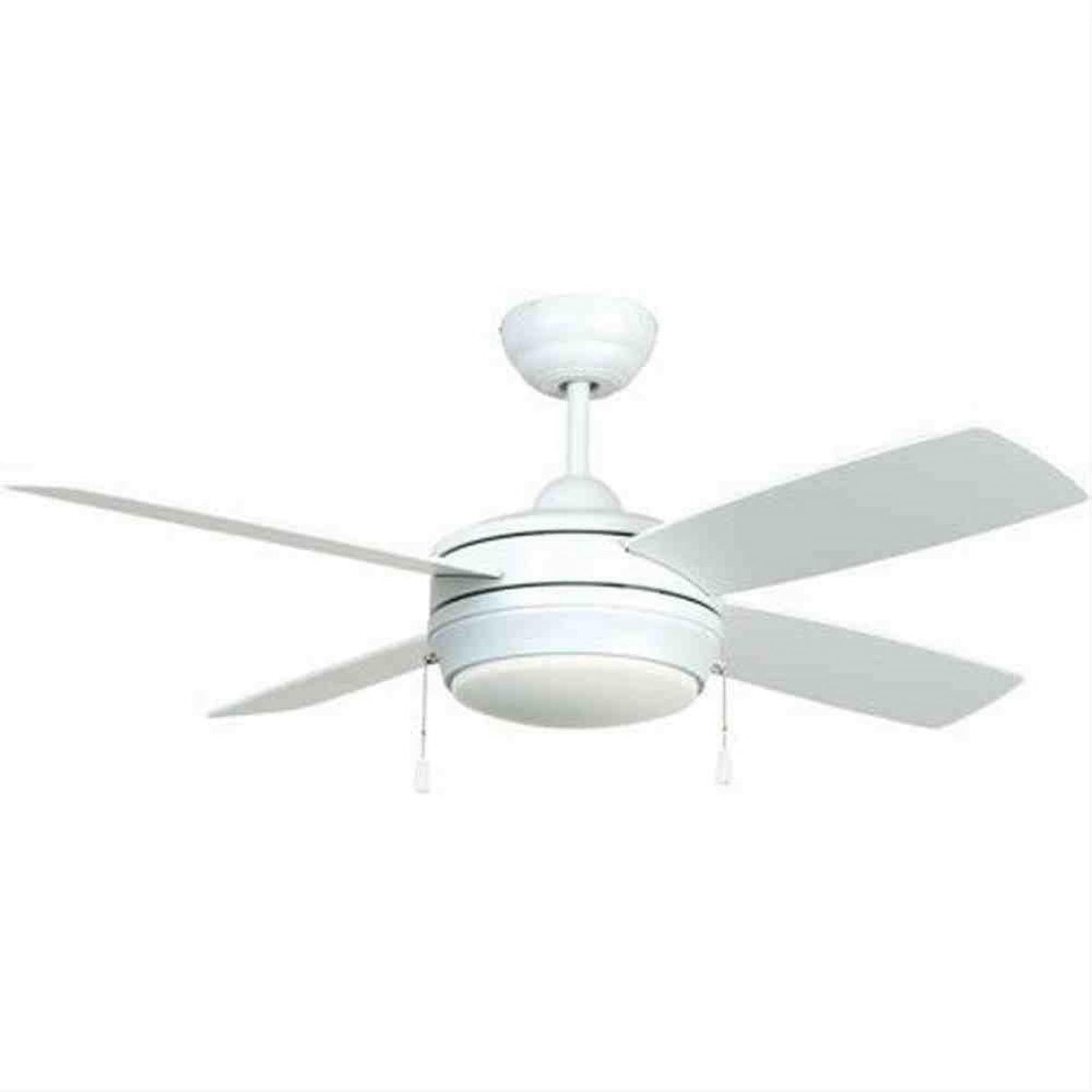Craftmade LAV44MWW4LK-LED 44" Laval Ceiling Fan in Matte White