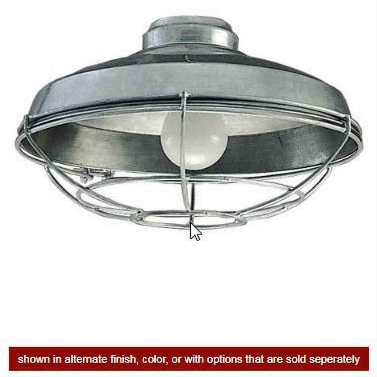 Craftmade LK984FB 1 Light Wire Cage Ceiling Fan Light Kit in Flat Black