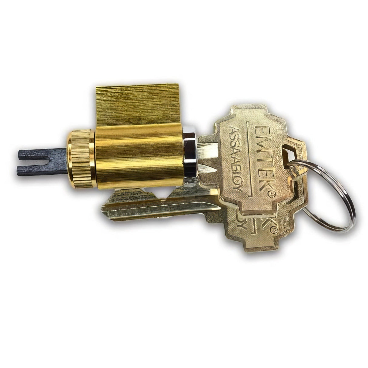 Emtek CY4-PSCHCTIS5-US26 polished chrome cylinder