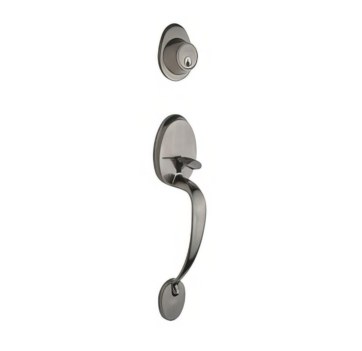 Copper Creek CZ2610AN antique nickel single cylinder handleset
