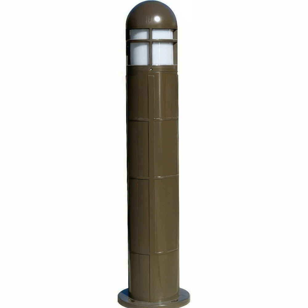 Dabmar Lighting D140-L9-40K-BZ bronze bollard