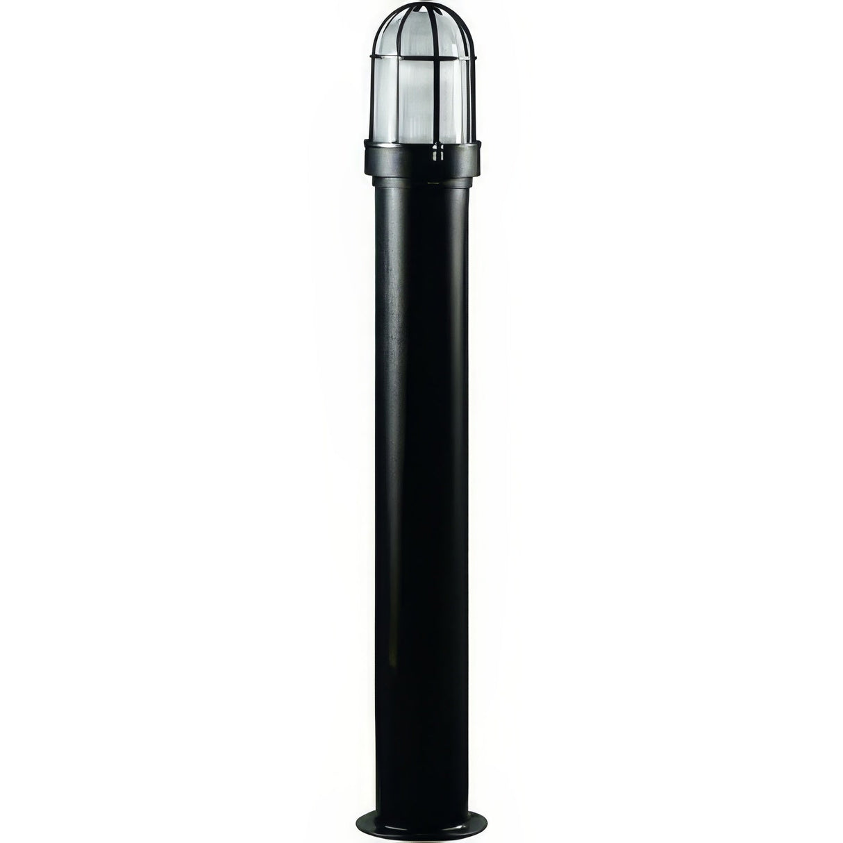 Dabmar Lighting D3176-B Powder Coated Steel Bollard Black