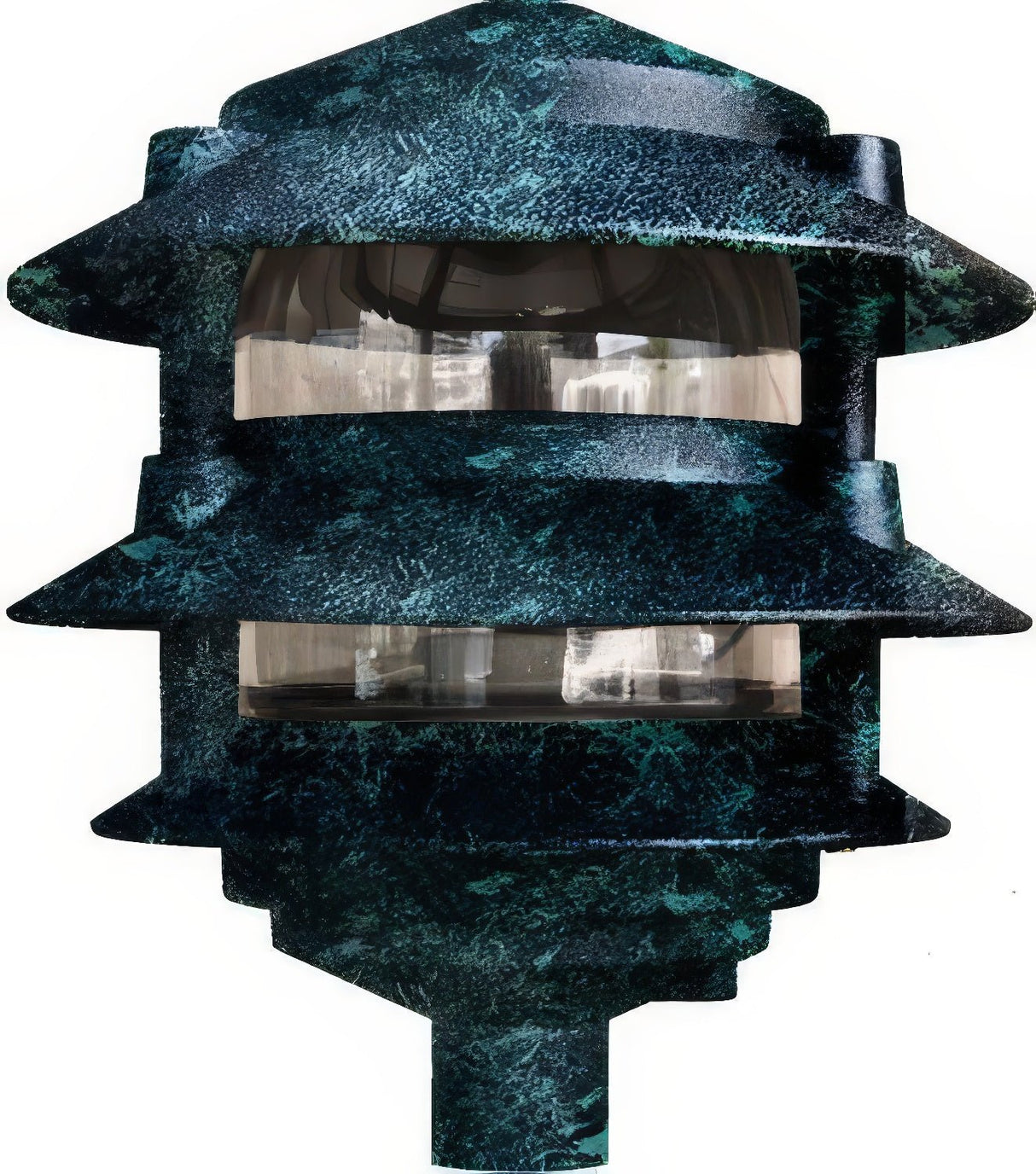 Dabmar Lighting D5000-L6-30K-VG verde green pagoda light