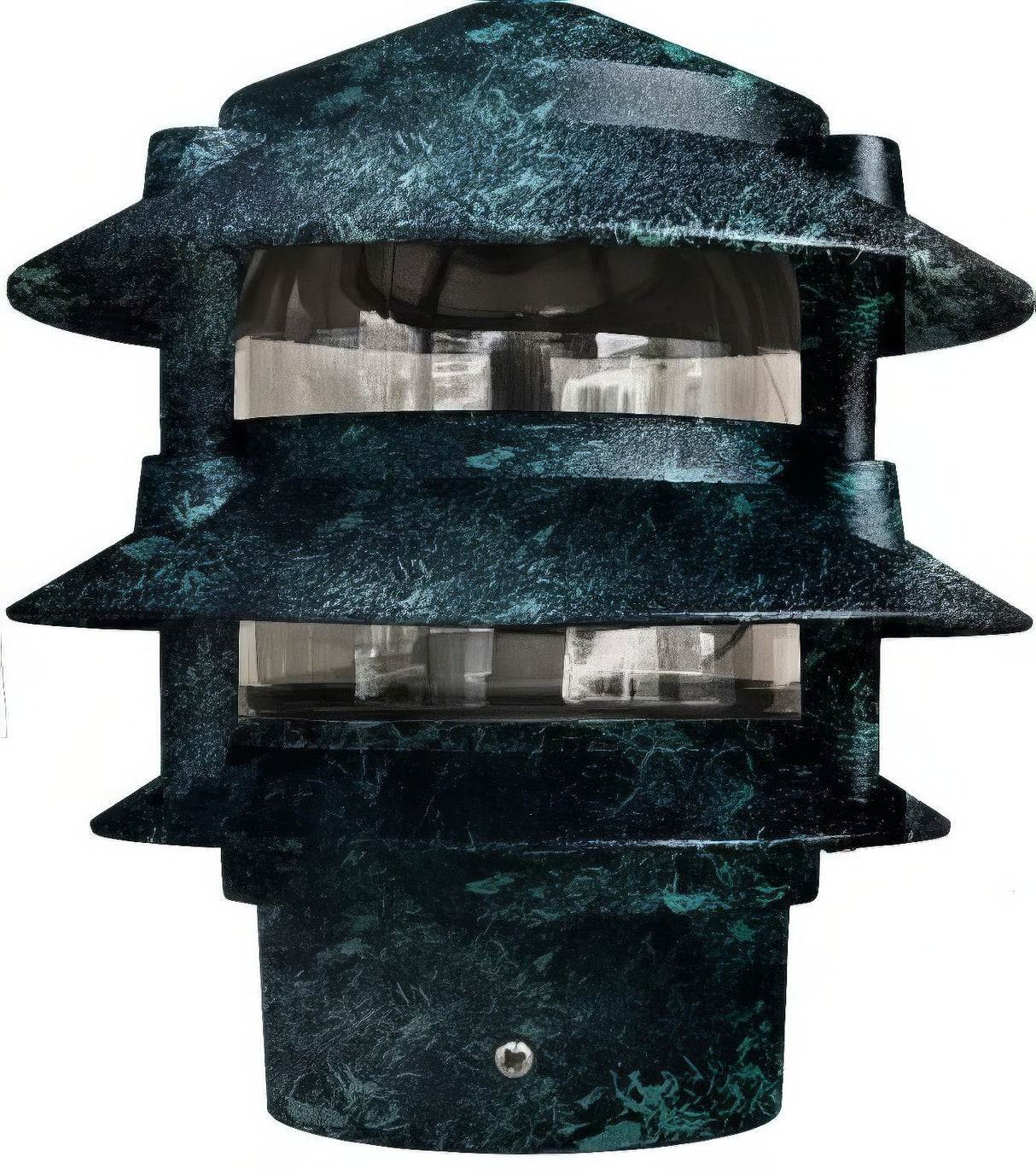 Dabmar Lighting D5000-L6-RGBW-3B-VG verde green pagoda light