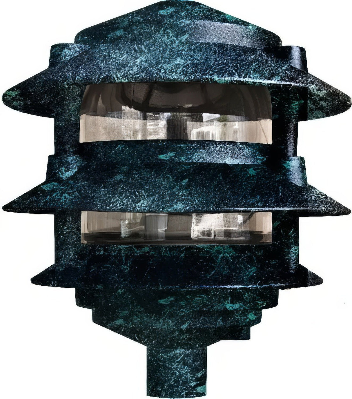 Dabmar Lighting D5000-L9-27K-VG verde green pagoda light