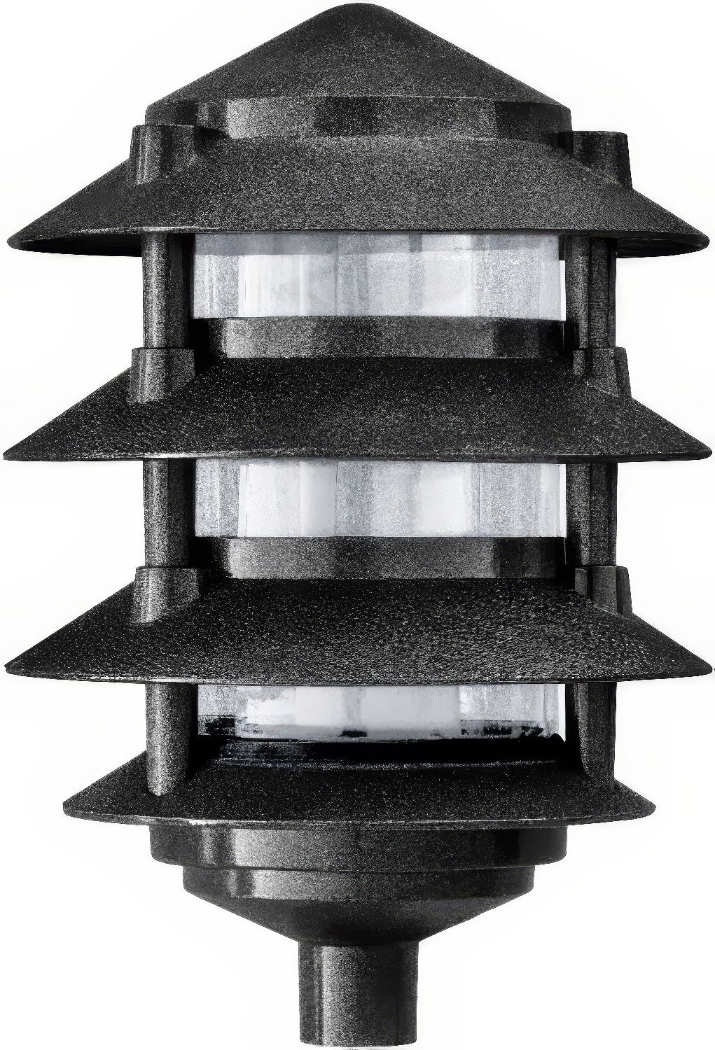 Dabmar Lighting D5100-L12-40K-B black pagoda light